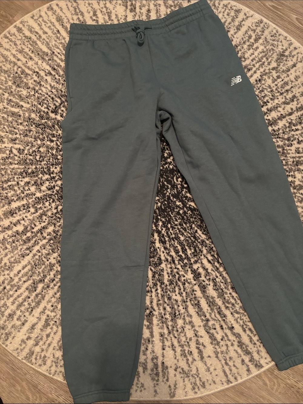 Teal New Balance sports fleece joggers - Picture 3 of 3